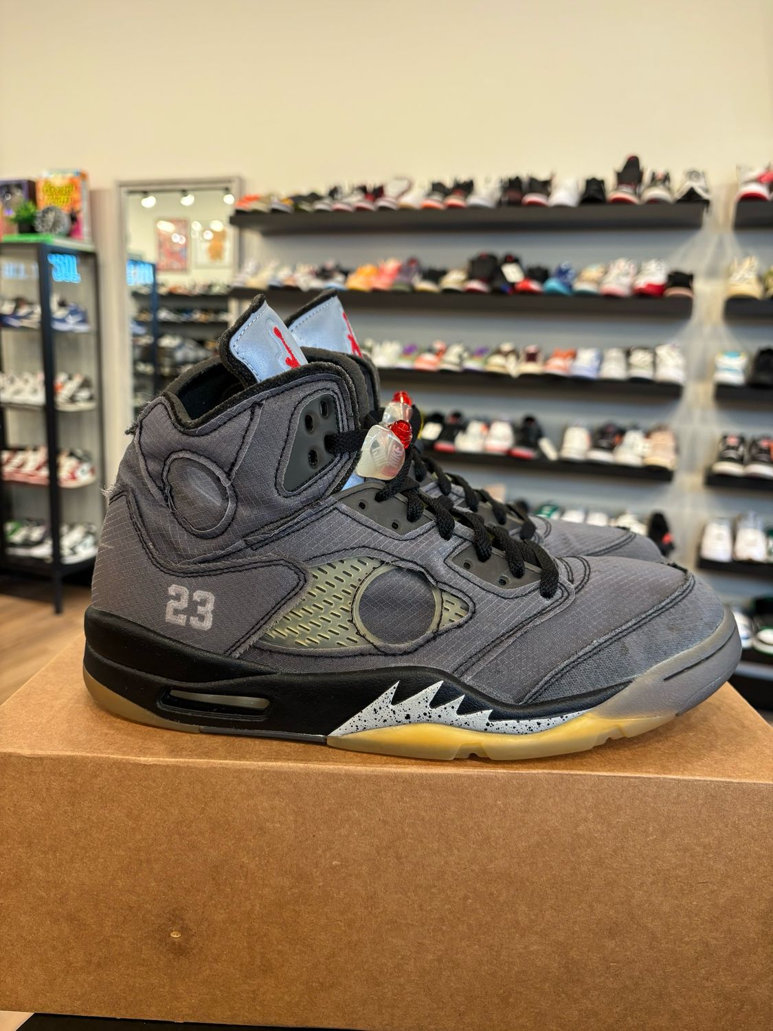 Jordan 5 Off-White Muslin Size 11 Pre-Owned (No Box)