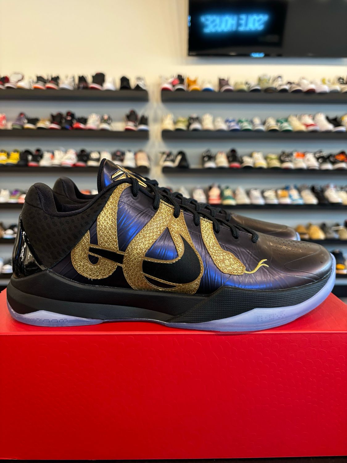 Nike Kobe 5 Year Of The Mamba Eggplant Size 12 Brand New