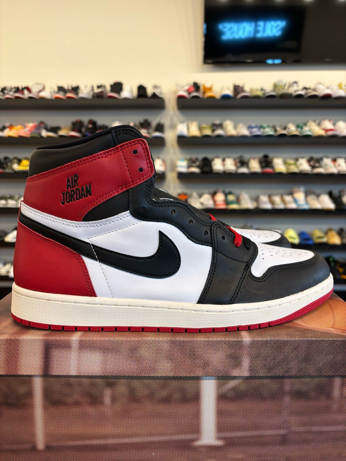 Jordan 1 Black Toe Reimagined Size 13 Brand New
