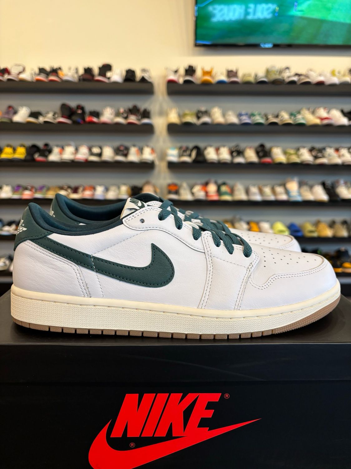 Jordan 1 Low Oxidized Green Size 10.5 (12W) Brand New