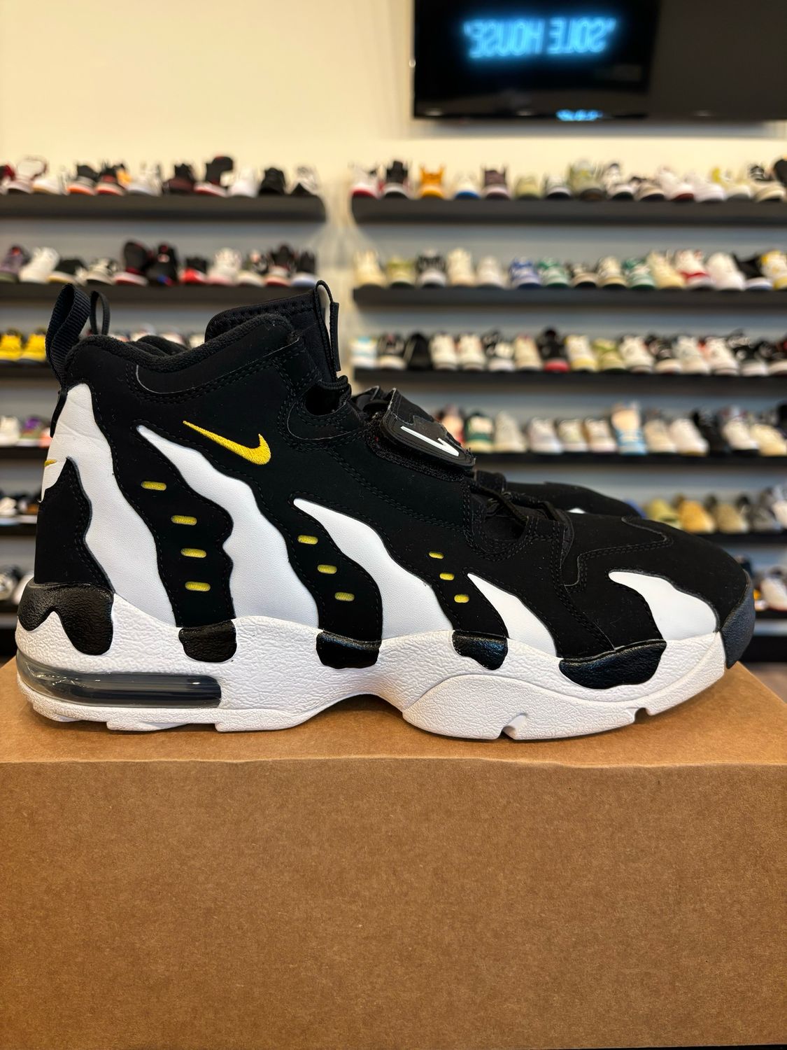 Nike Air Max DT Max 96 Black White Size 12 Pre-Owned (No Box)