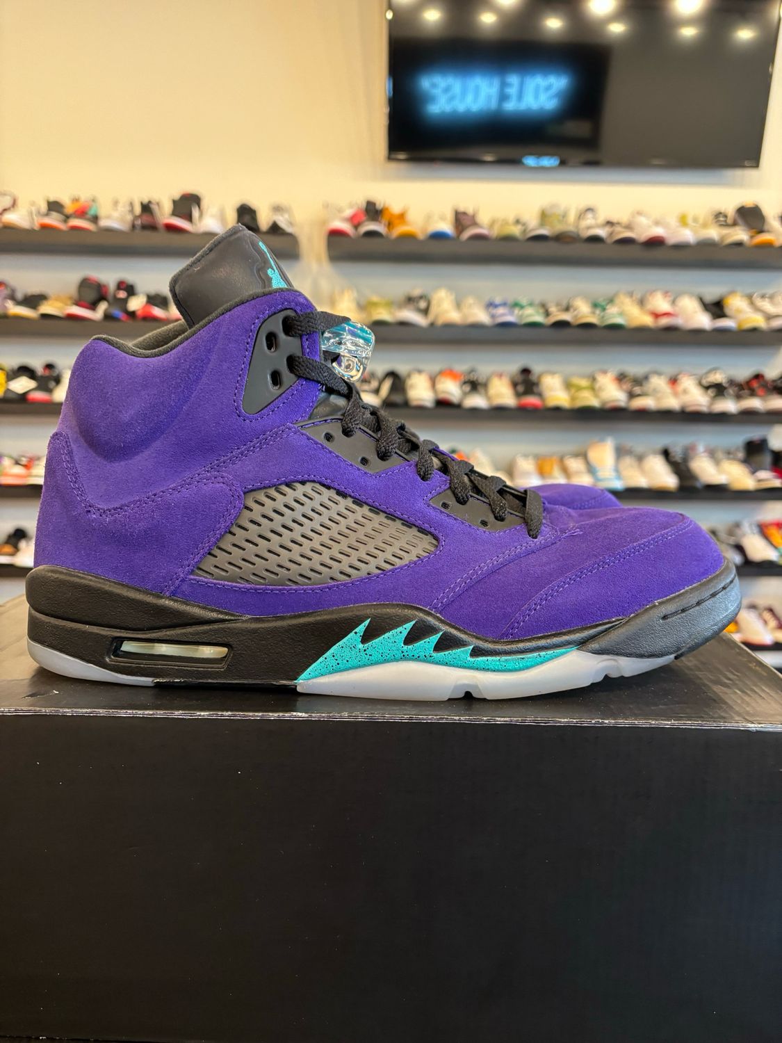 Jordan 5 Alternate Grape Size 13 Pre-Owned
