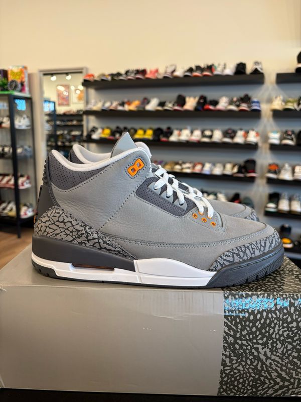 Jordan 3 Cool Grey Size 10 Pre-Owned