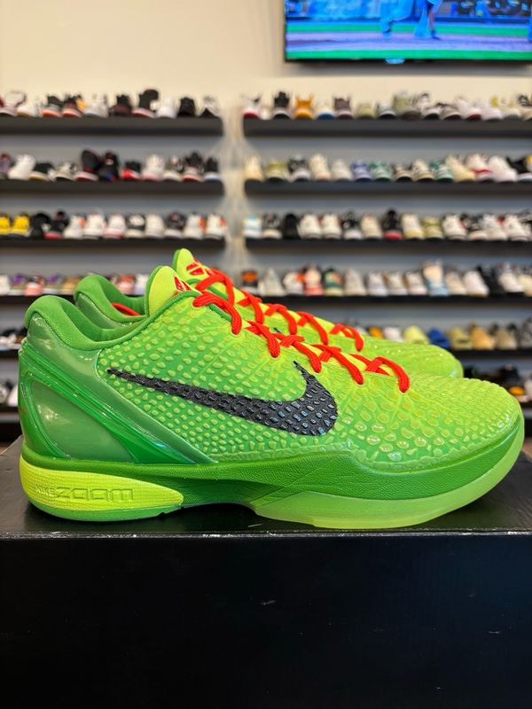 Nike Kobe 6 Protro Grinch Size 10.5 Pre-Owned