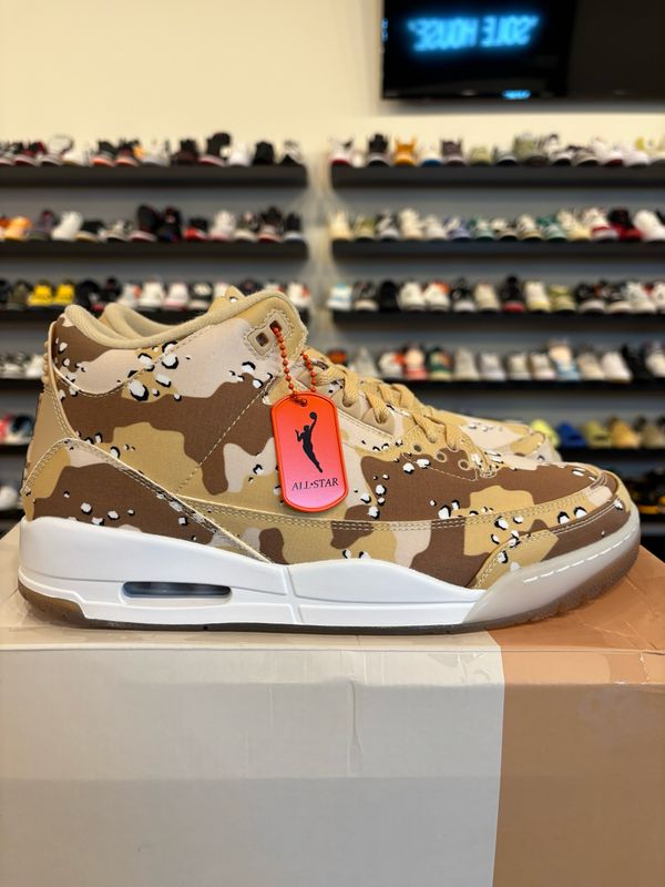 Jordan 3 Desert Camo Size 10.5 (12W) Brand New