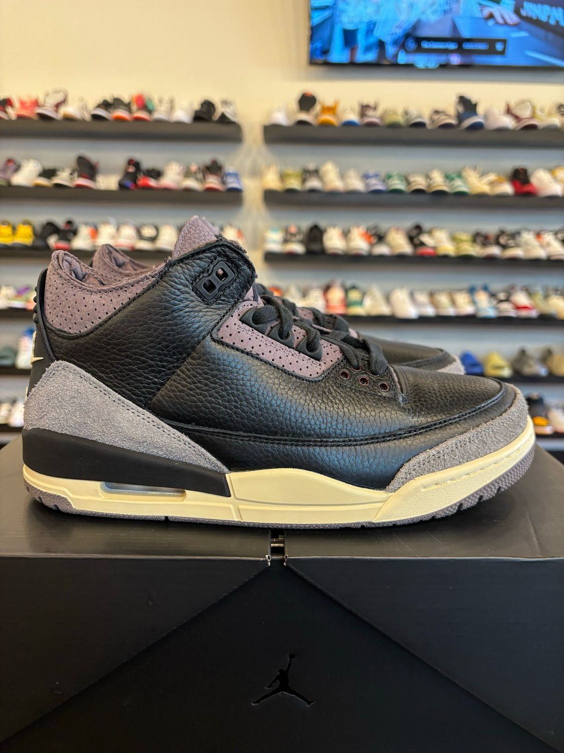 Jordan 3 A Ma Maniere Black Size 8 (9.5W) Brand New