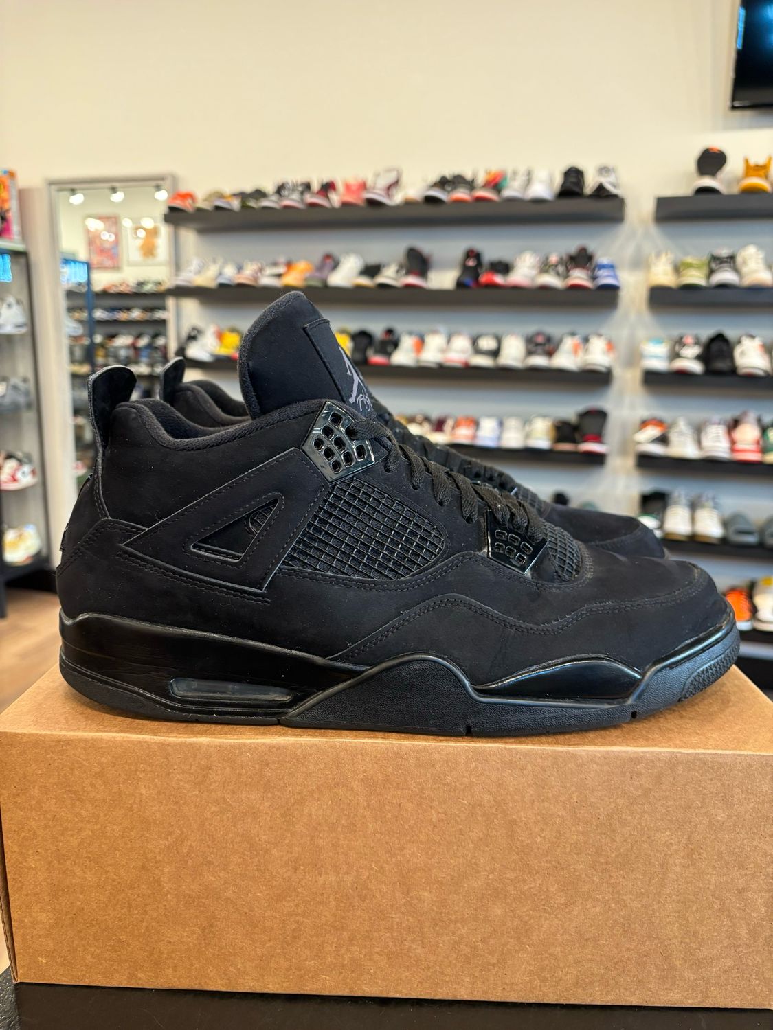 Jordan 4 Black Cat 2020 Size 14 Pre-Owned (No Box)