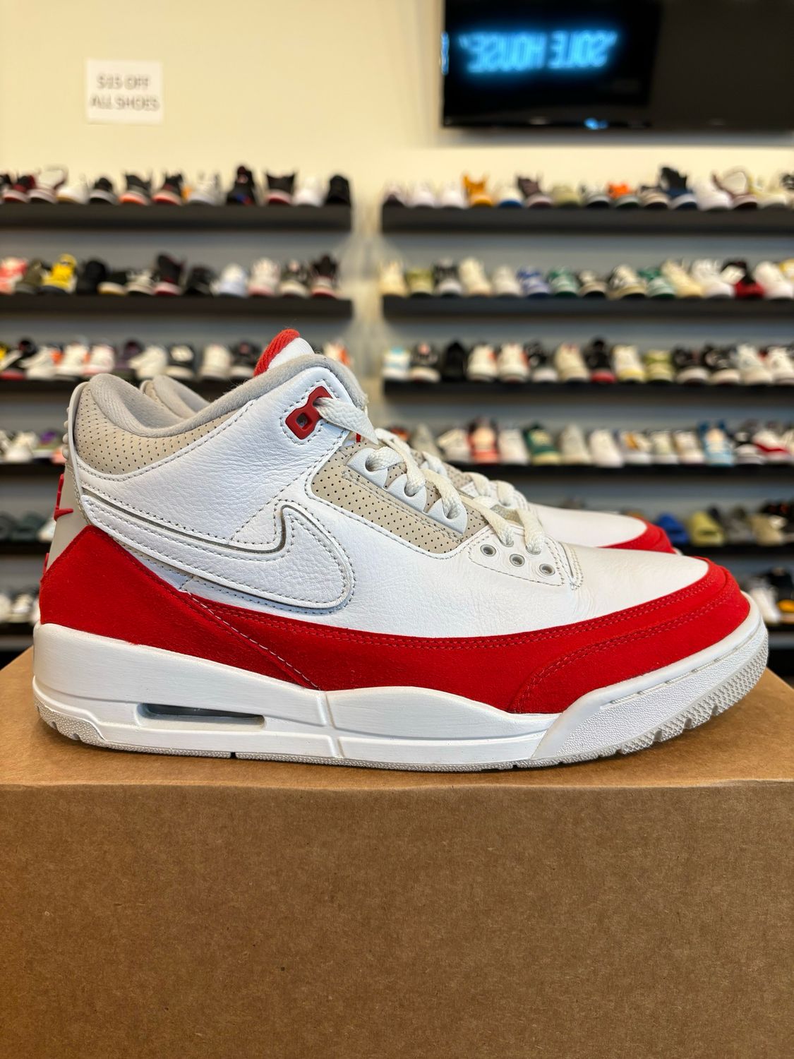 Jordan 3 Tinker Size 9.5 Pre-Owned (No Box)