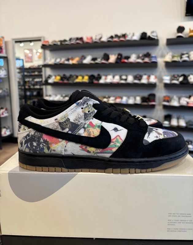 Nike SB Dunk Low Supreme Rammellzee Size 9 Brand New