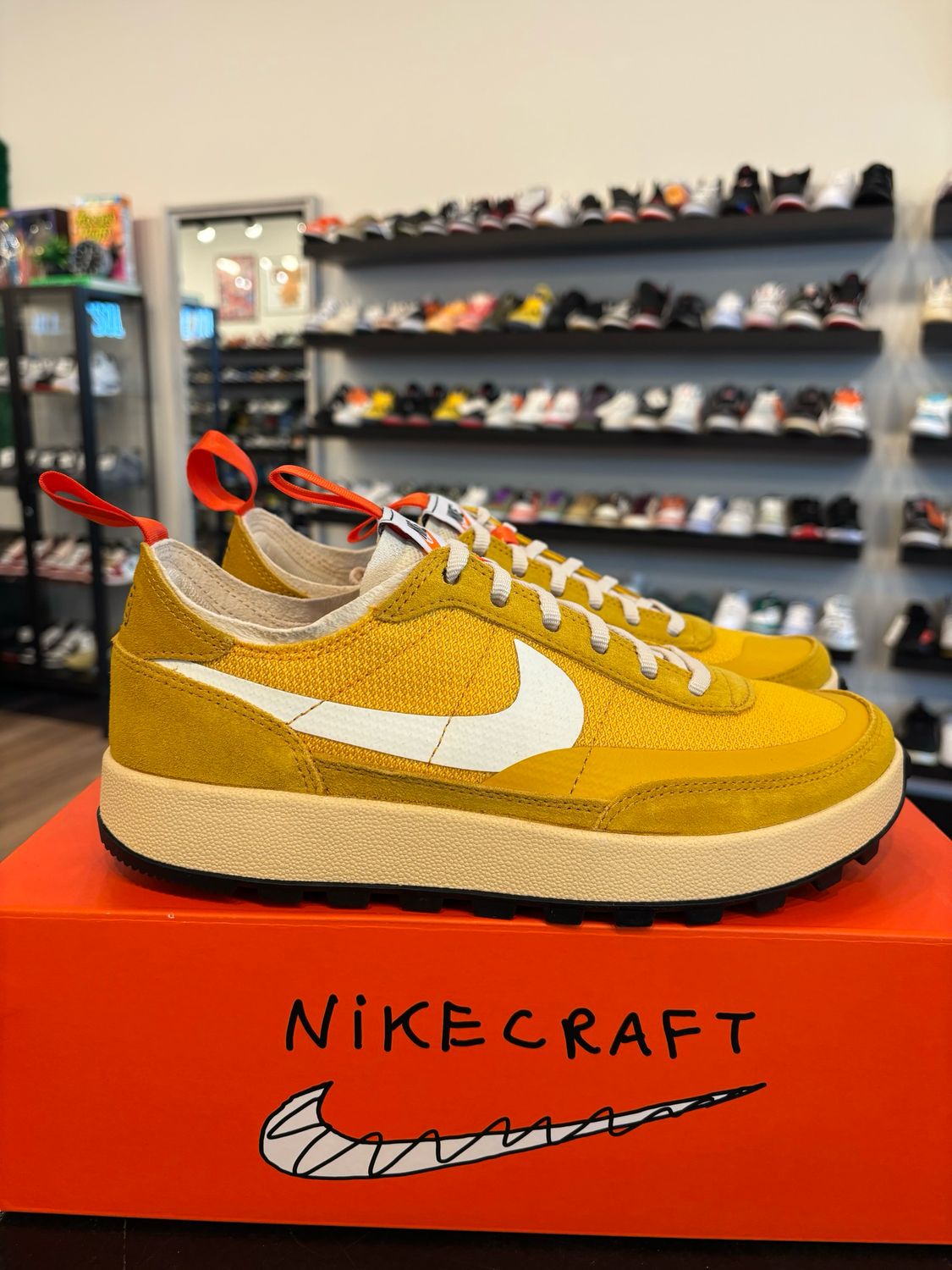 Nike Tom Sachs Yellow Size 7.5 (9W) Brand New