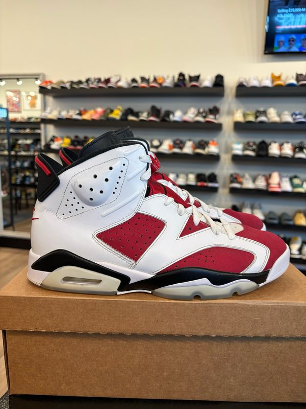 Jordan 6 Carmine Size 11 Pre-Owned (No Box)