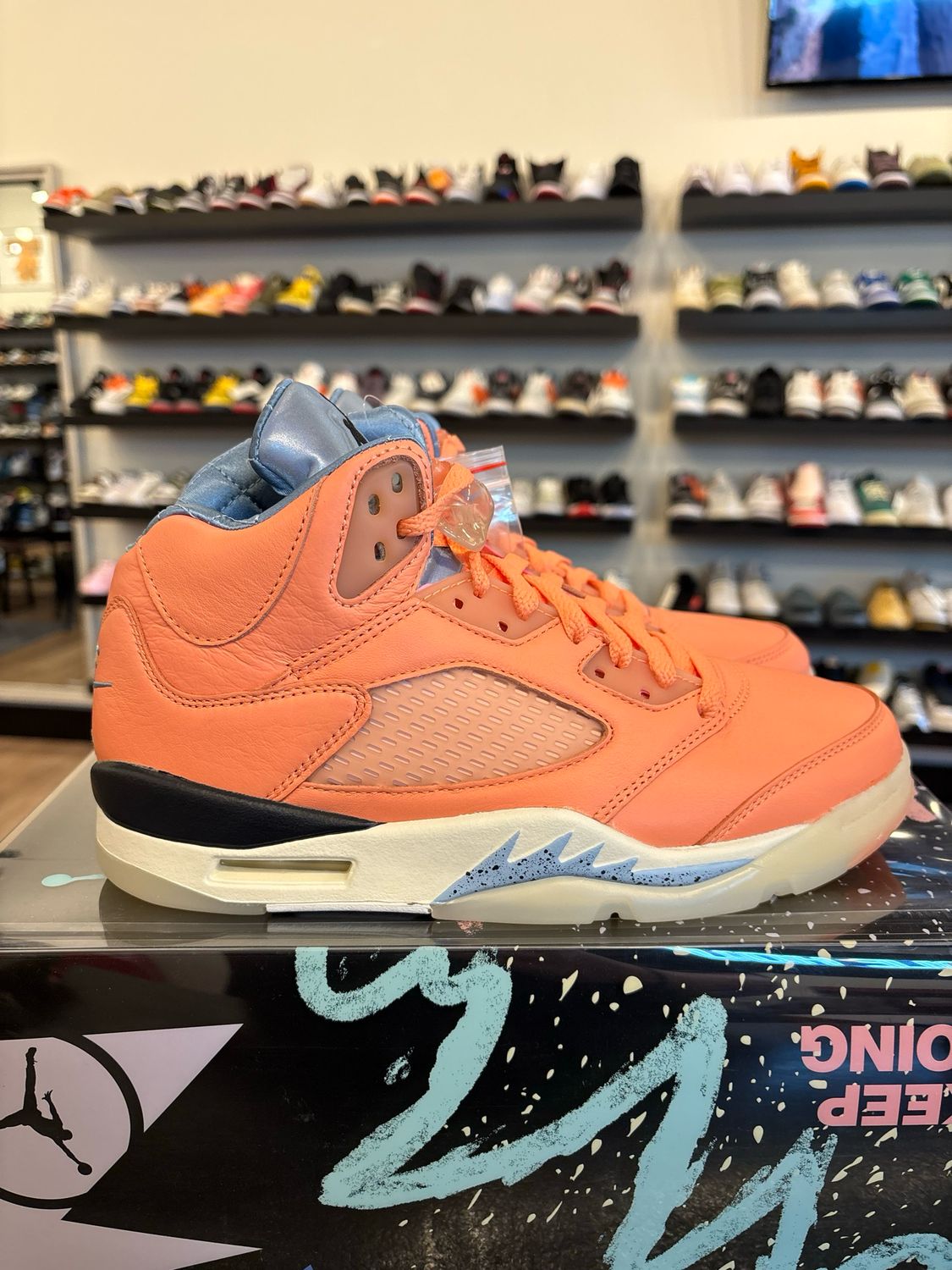 Jordan 5 DJ Khaled Crimson Size 7.5 (9W) Brand New