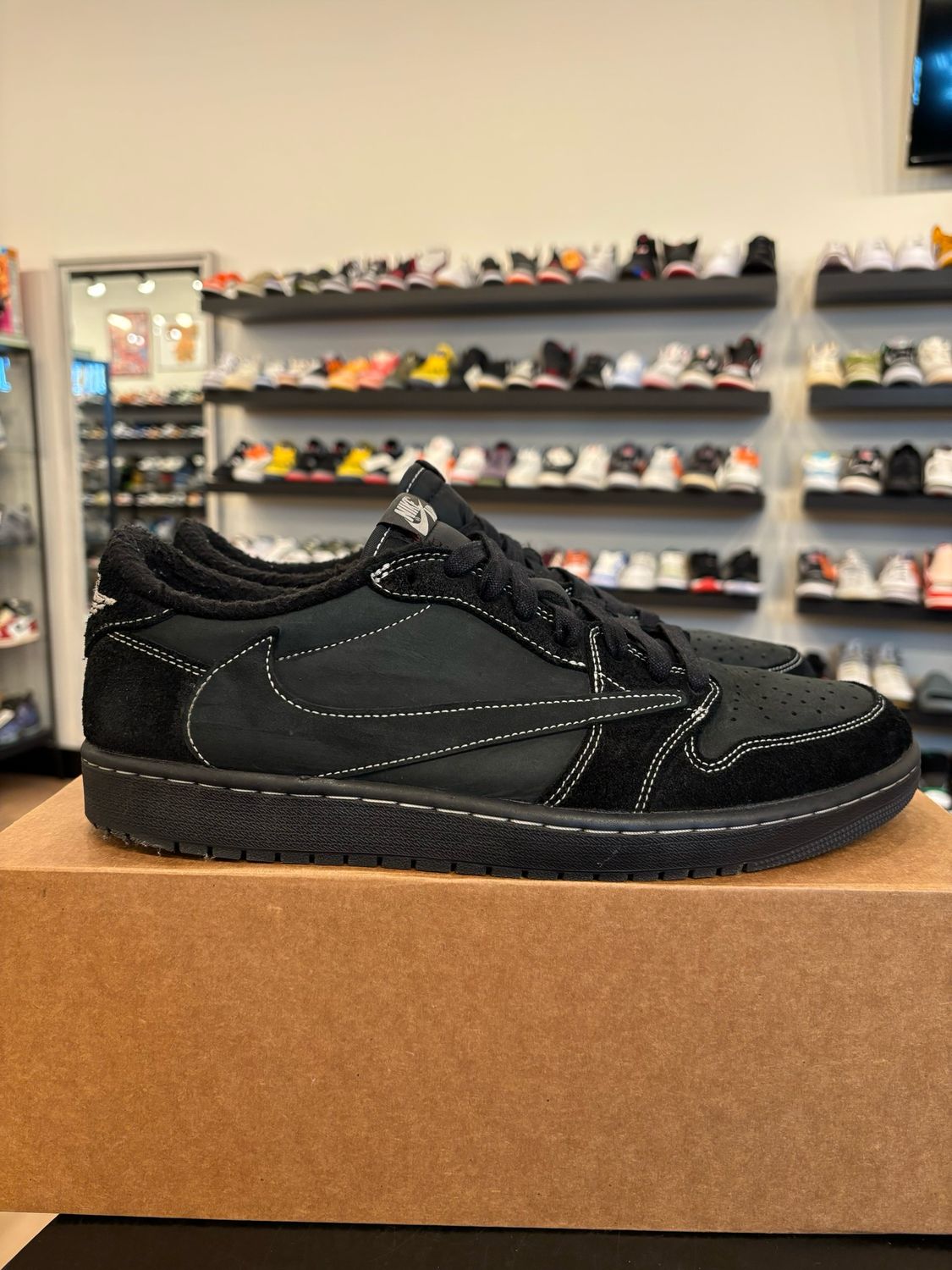 Jordan 1 Low Travis Scott Phantom Size 12 Pre-Owned (No Box)