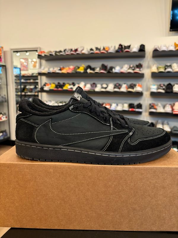 Jordan 1 Low Travis Scott Phantom Size 12 Pre-Owned (No Box)