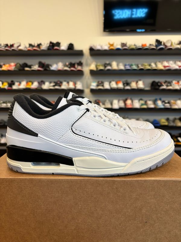 Jordan 2/3 White Black Size 10 Pre-Owned (No Box)
