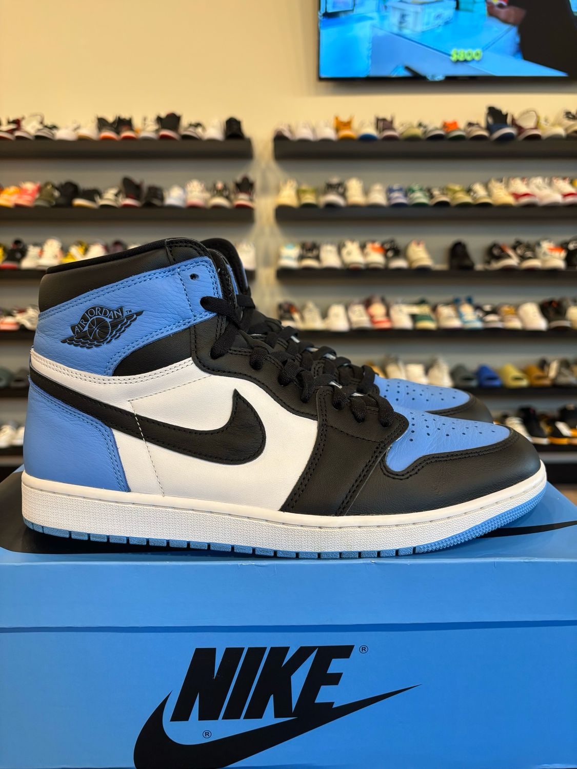 Jordan 1 UNC Toe Size 12 Pre-Owned