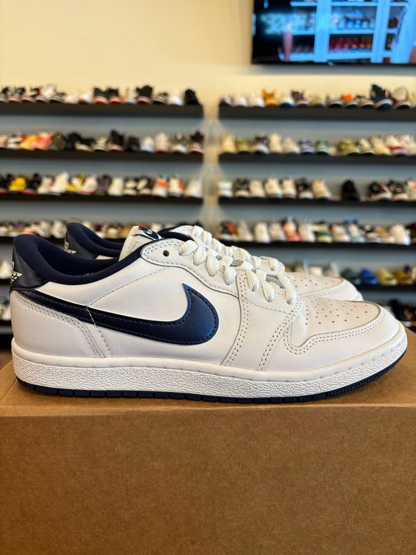 Jordan 1 Low 85 Metallic Navy Size 9 Pre-Owned (No Box)