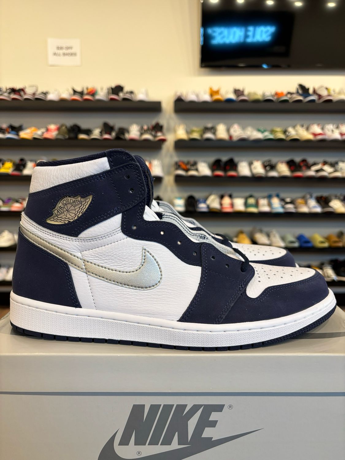 Jordan 1 CO.JP Midnight Navy Size 12 Brand New
