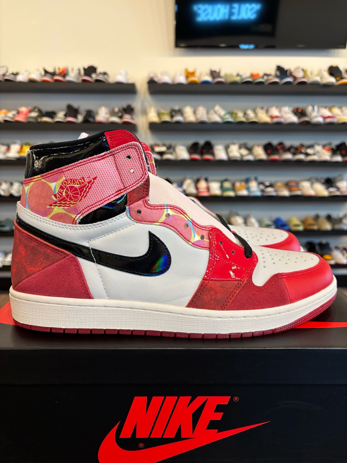 Jordan 1 Spiderman Size 13 Brand New