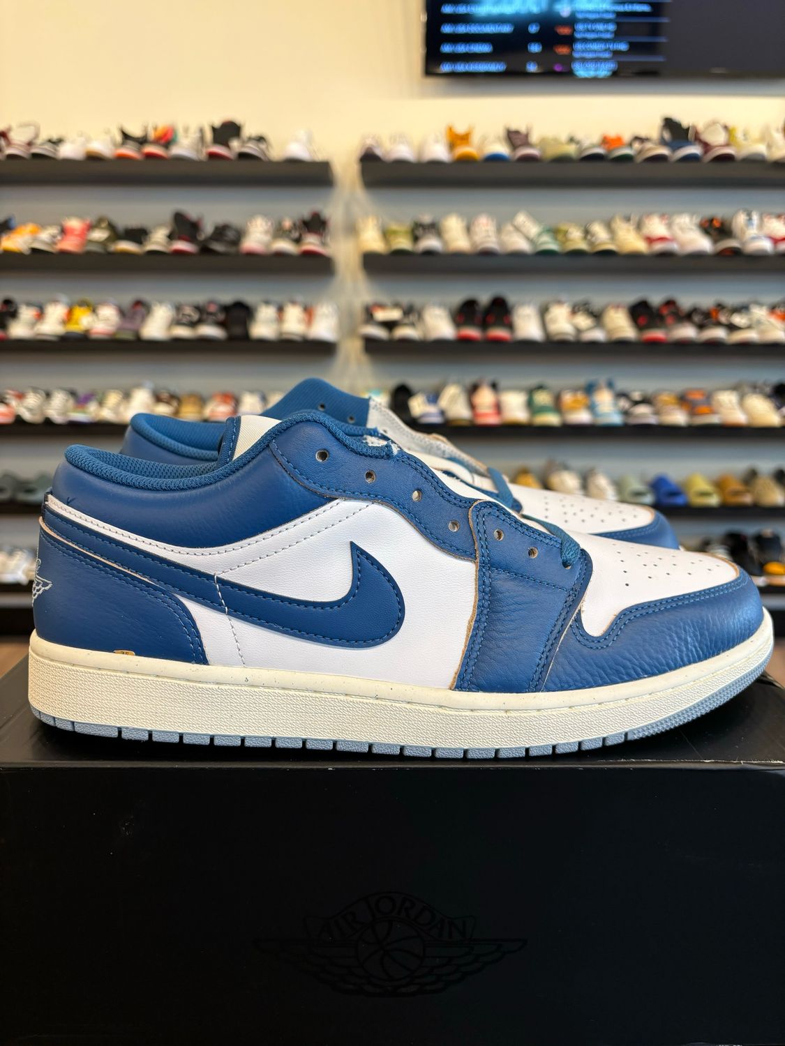 Jordan 1 Low Industrial Blue Size 12 Brand New