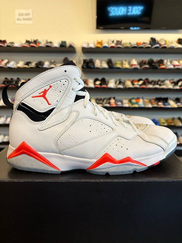 Jordan 7 White Infrared Size 12 Pre-Owned