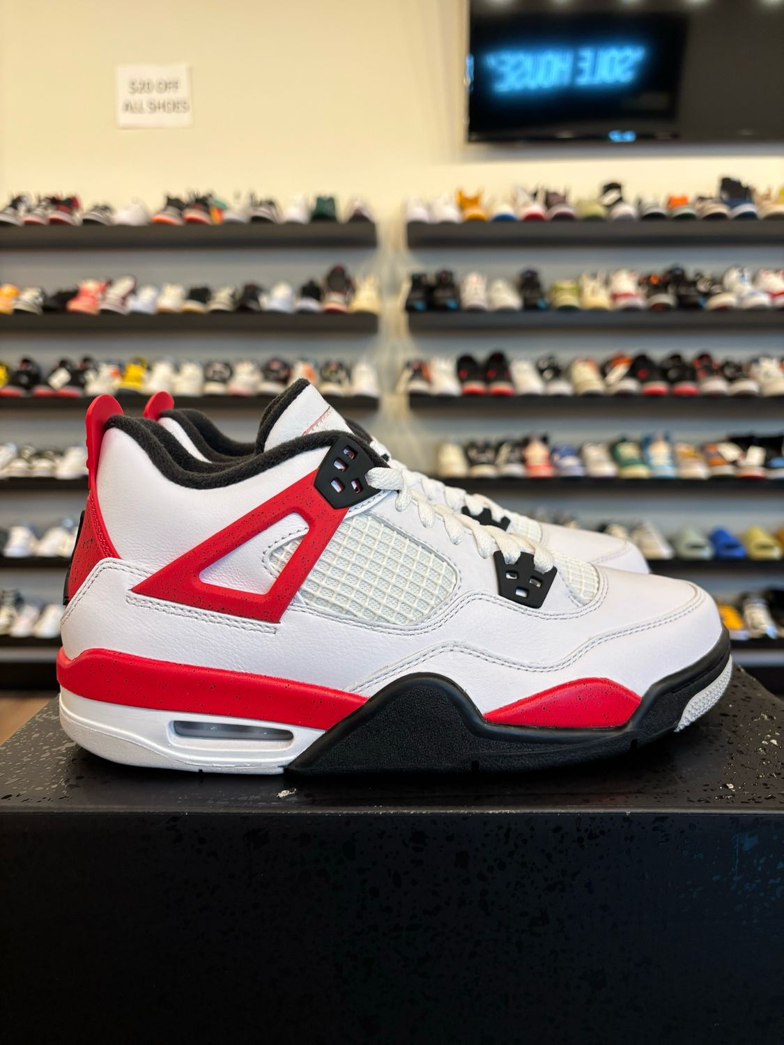 Jordan 4 Red Cement Size 7Y (8.5W) Brand New