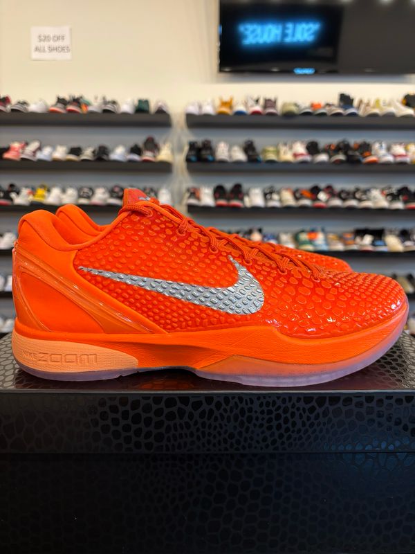 Nike Kobe 6 Protro Total Orange Size 13 Brand New