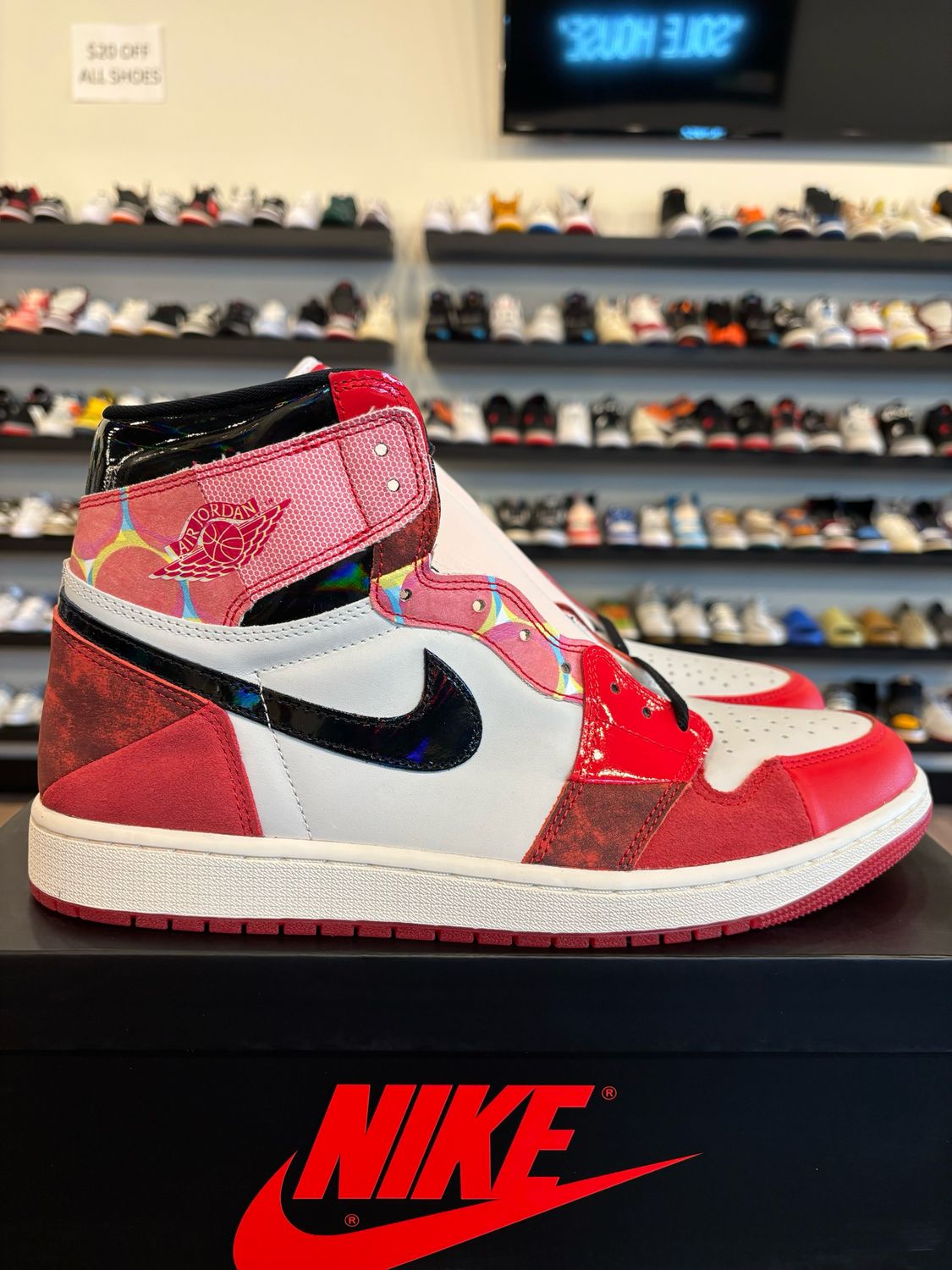 Jordan 1 Spider Man Size 13 Brand New