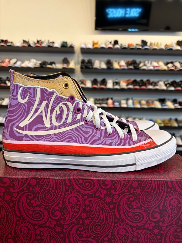 Converse All Star Willy Wonka Swirl Size 10.5 Brand New