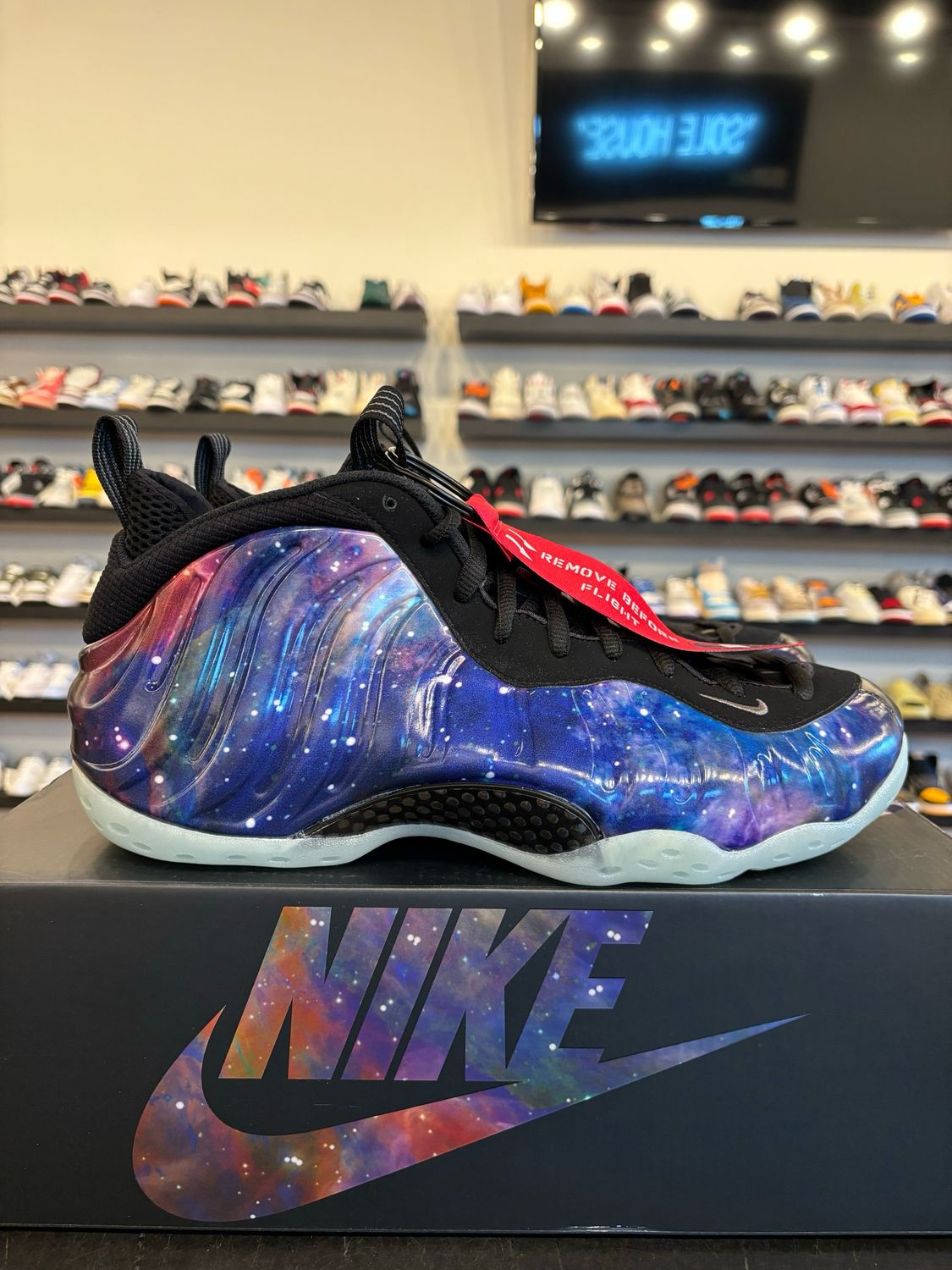 Nike Foamposite Galaxy Size 13 Brand New