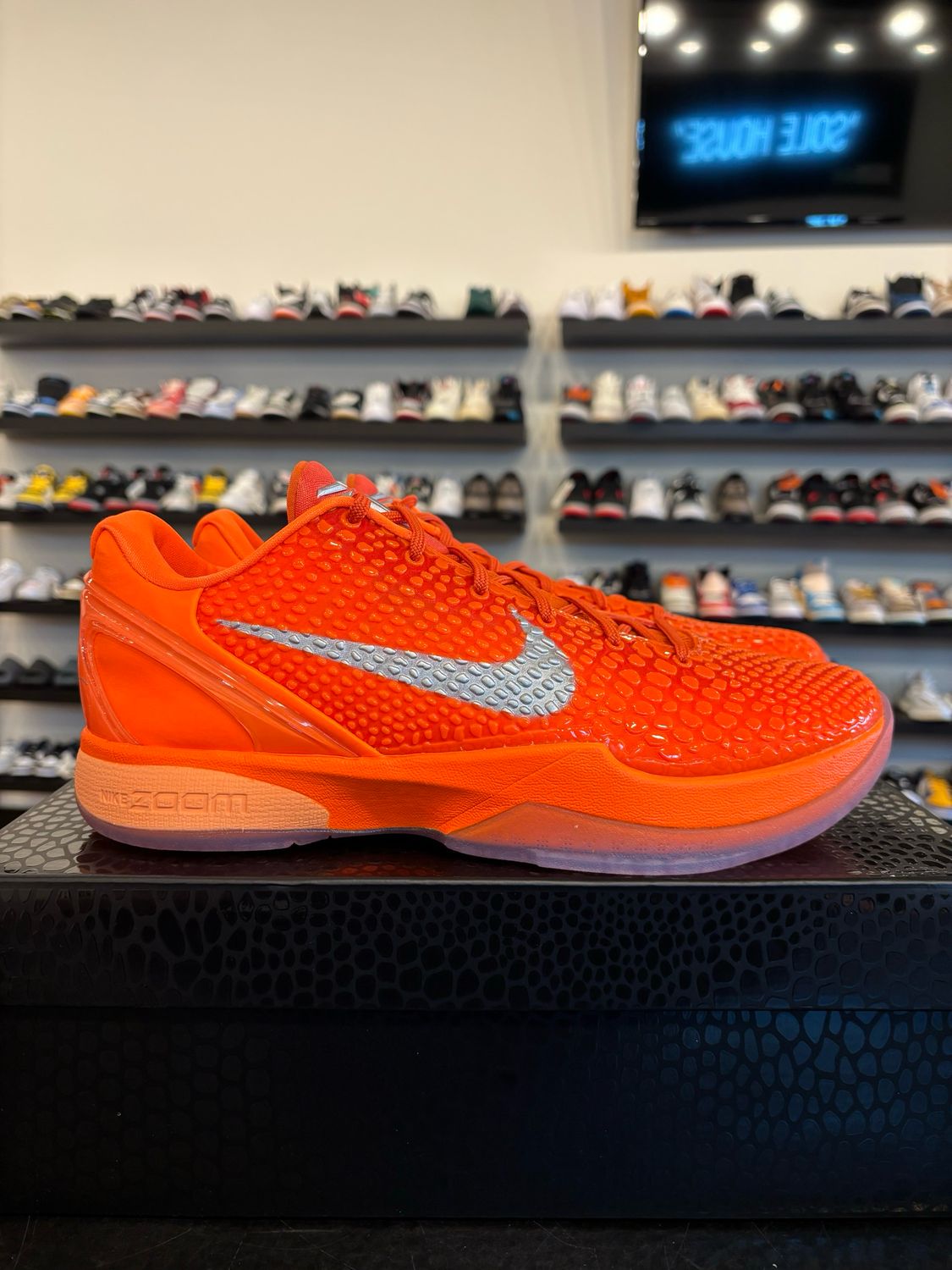 Nike Kobe 6 Protro Total Orange Size 12 Brand New