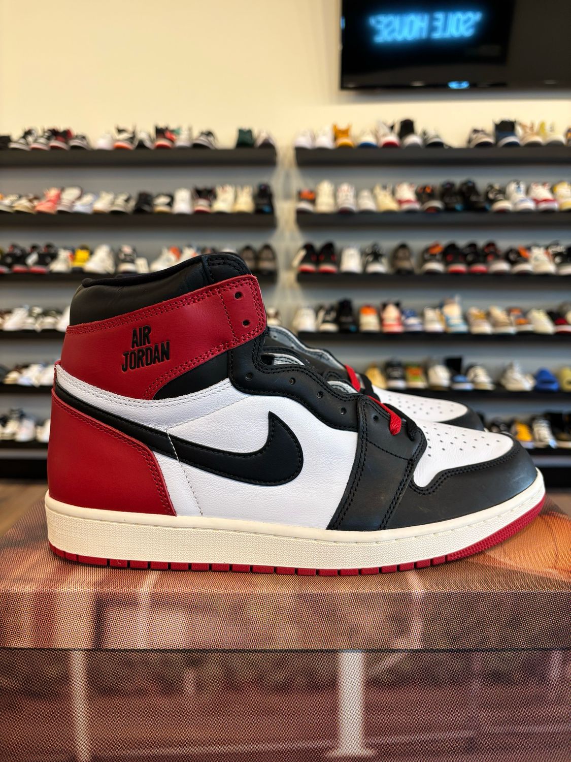 Jordan 1 Reimagined Black Toe Size 12 Brand New