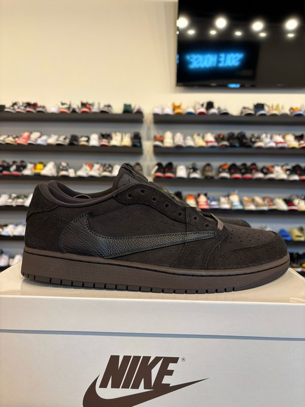 Jordan 1 Low Travis Scott Velvet Brown Size 12 Brand New