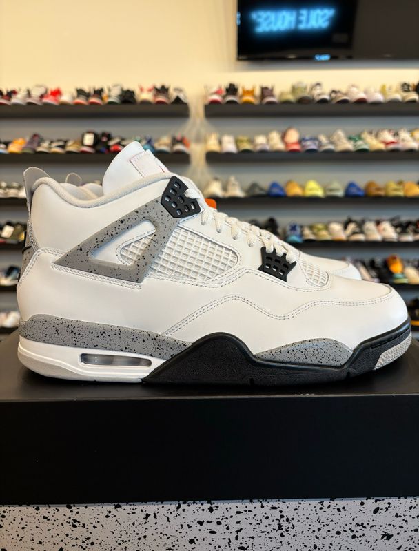 Jordan 4 White Cement 2025 Size 12 Brand New