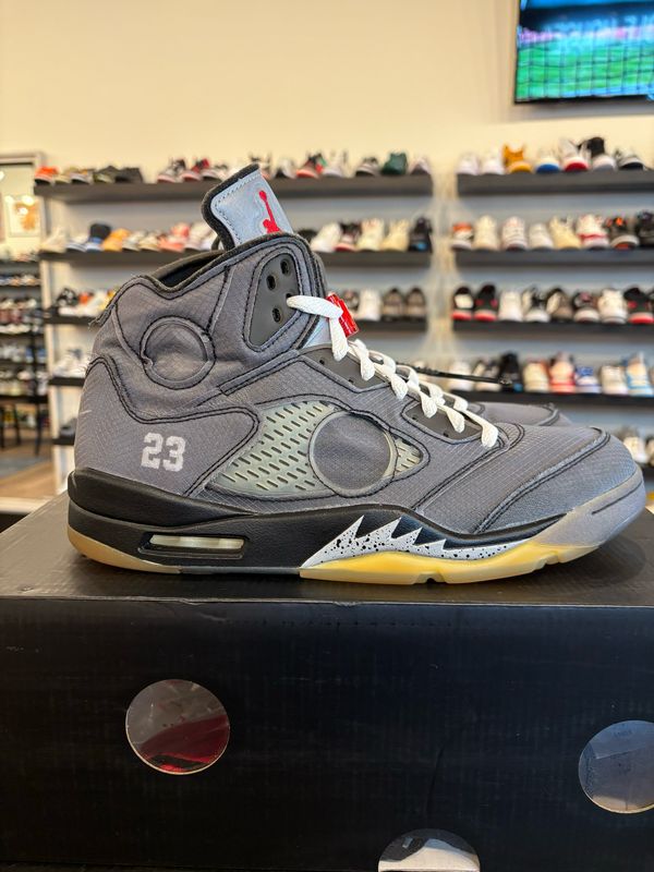 Jordan 5 Off-White Muslin Size 12 Pre-Owned