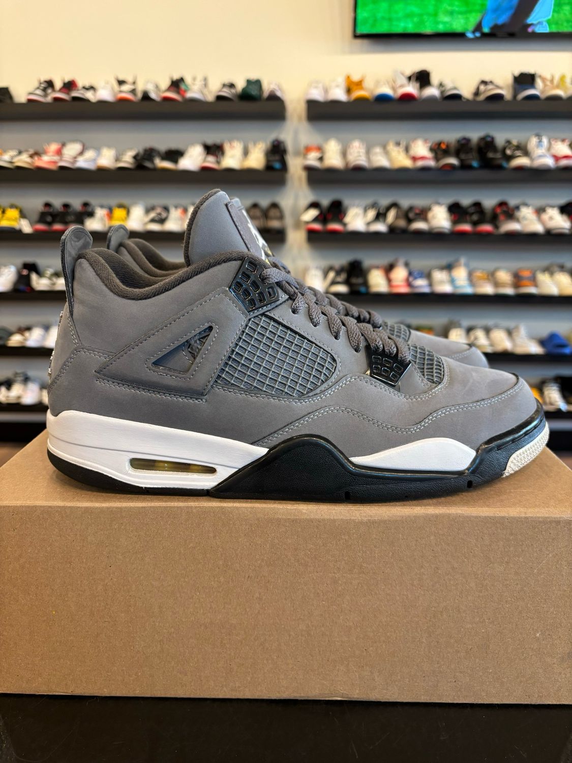 Jordan 4 Cool Grey Size 11.5 Pre-Owned (No Box)