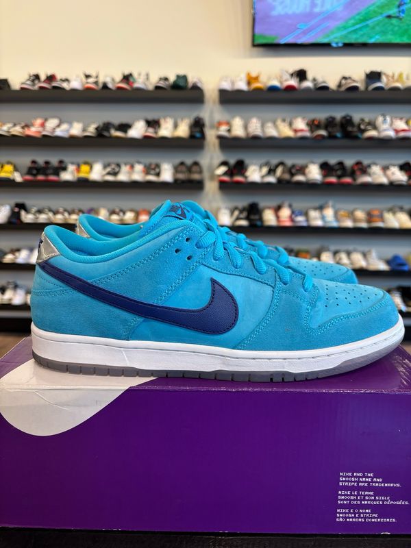 Nike SB Dunk Low Blue Furry Size 11.5 Pre-Owned