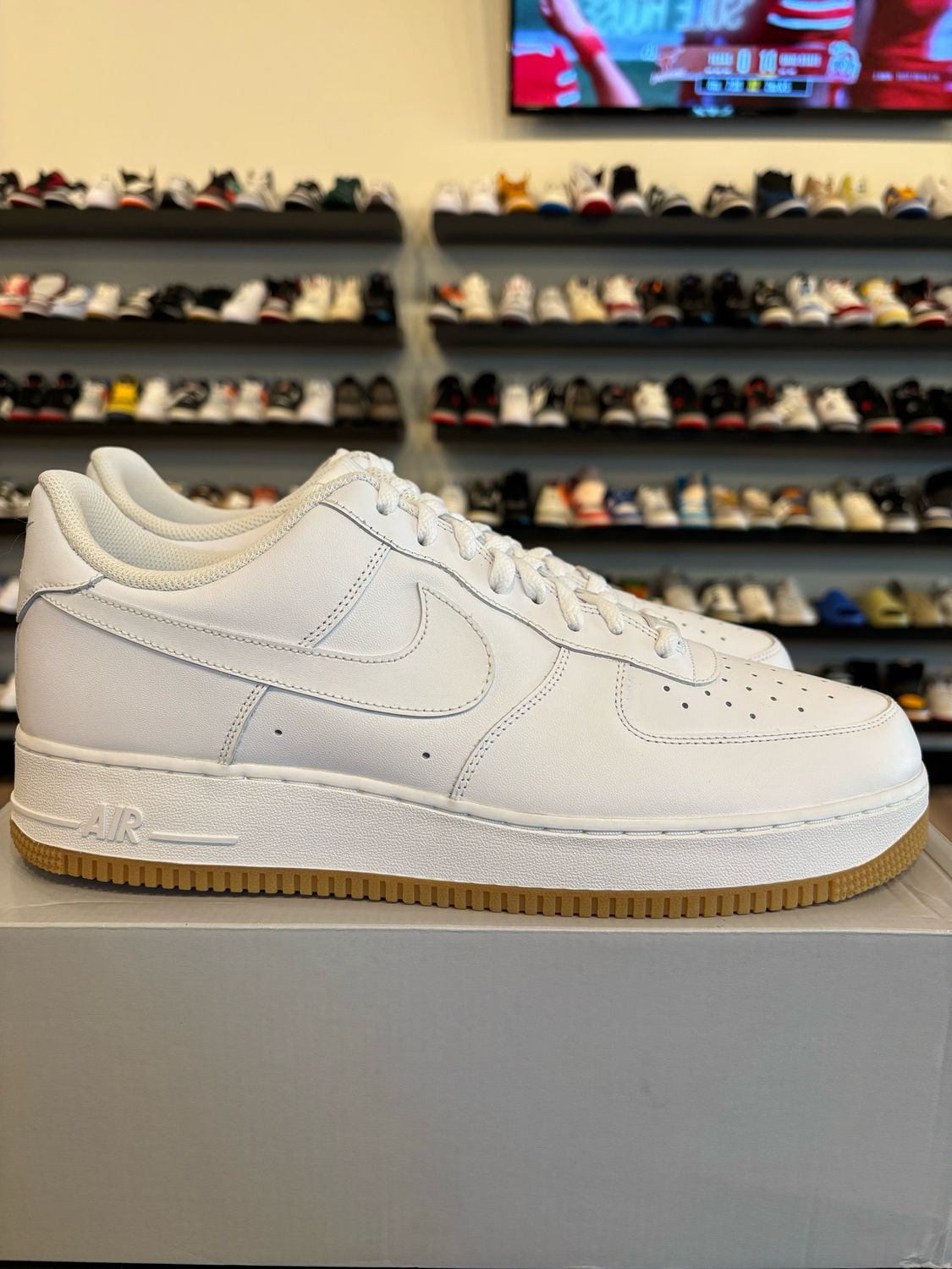Nike Air Force 1 White Gum Size 13 Brand New