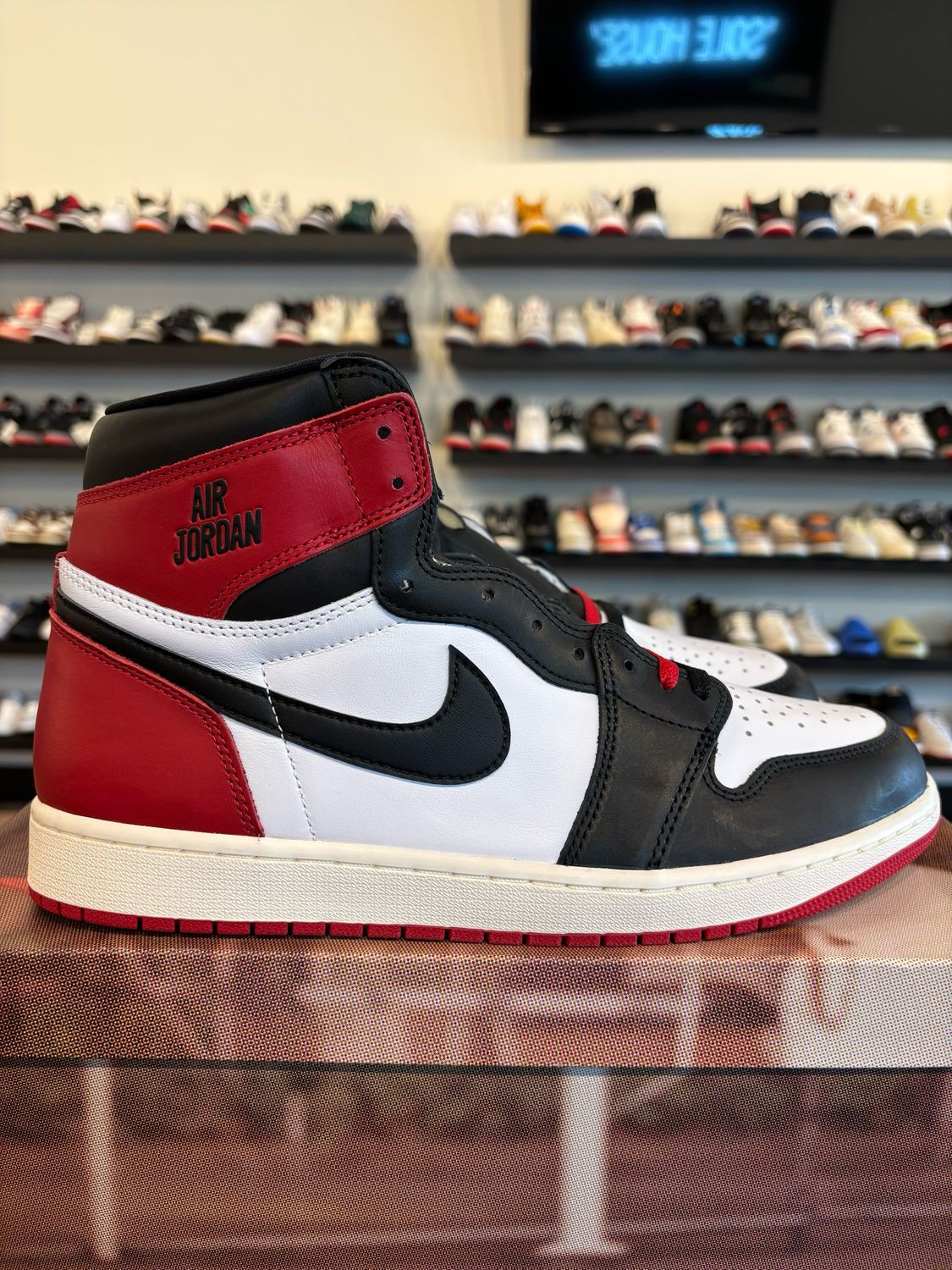 Jordan 1 Reimagined Black Toe Size 12 Brand New