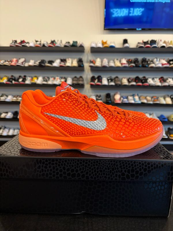 Nike Kobe 6 Protro Total Orange Size 12.5 Brand New