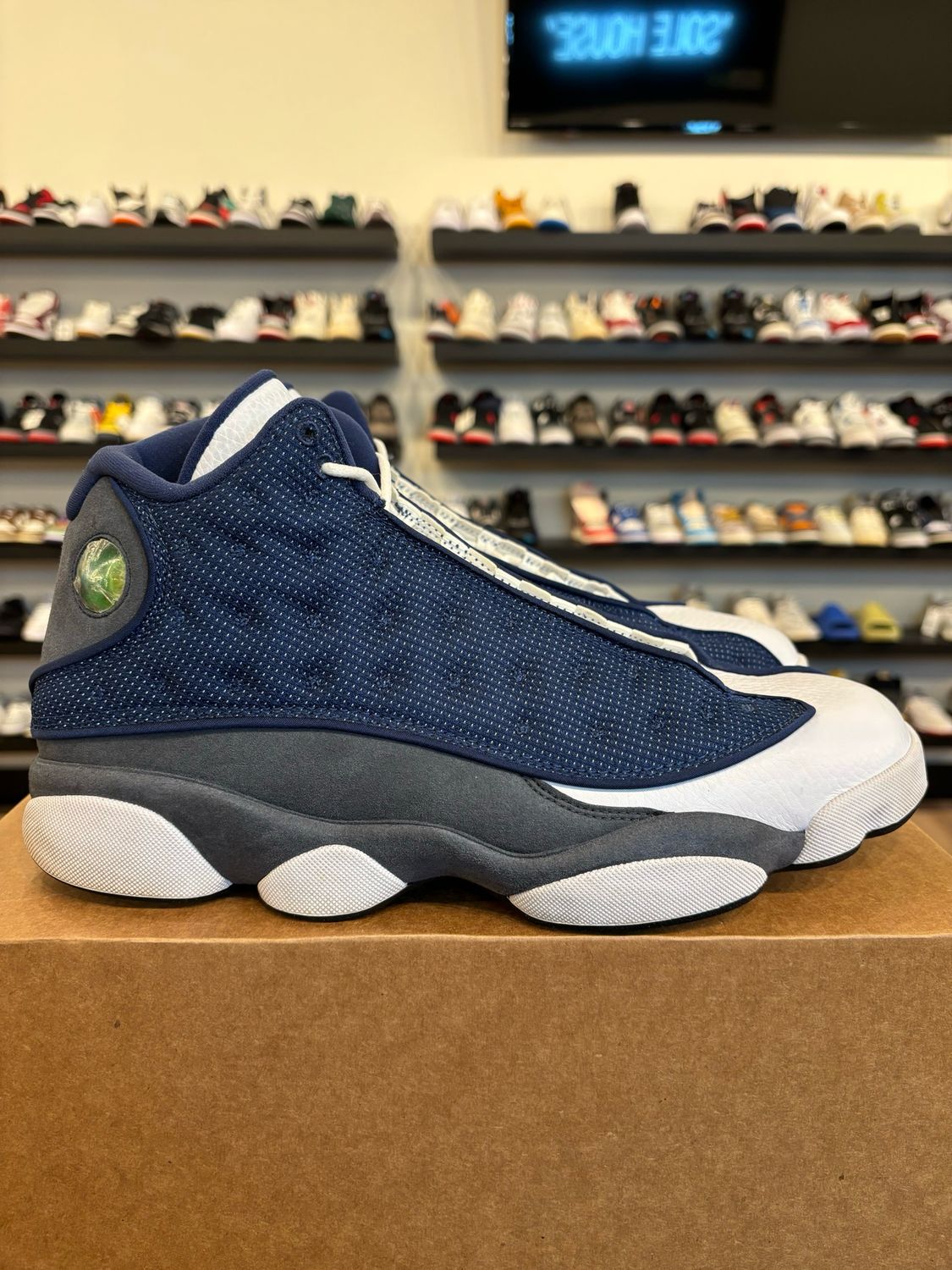 Jordan 13 Blue Flint Size 12 Pre-Owned (No Box)