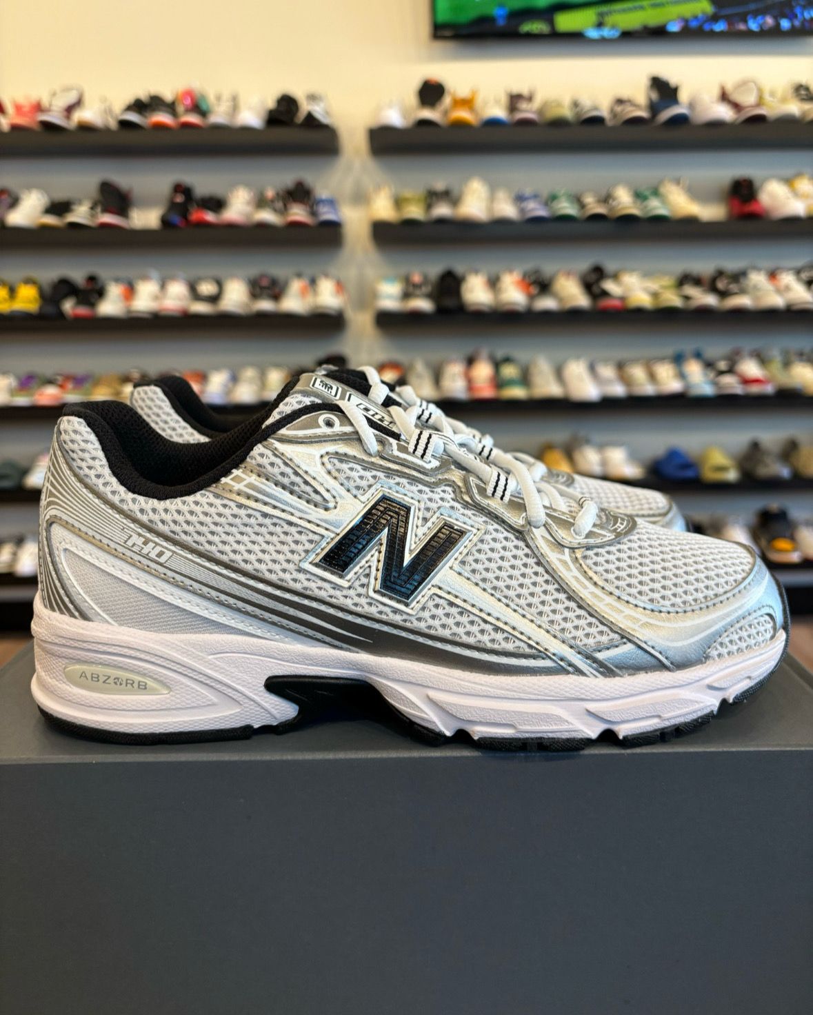 New Balance 740 Grey Black Size 5.5Y (7W) Brand New