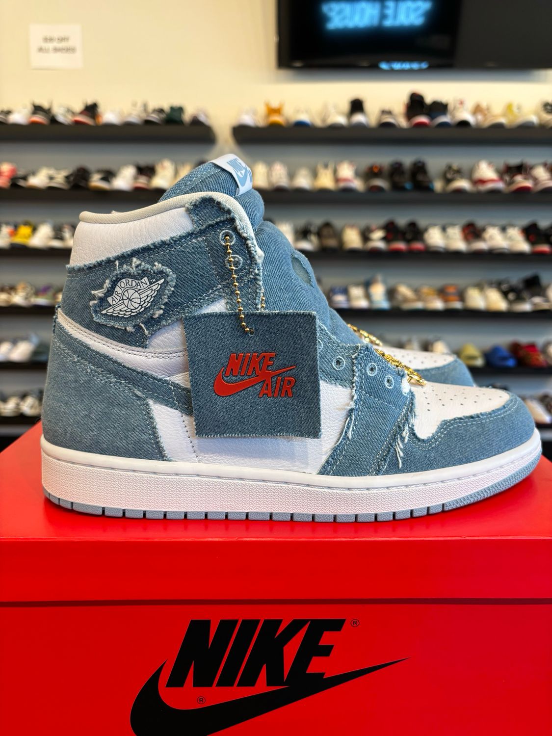 Jordan 1 Denim Size 9 (10.5W) Brand New