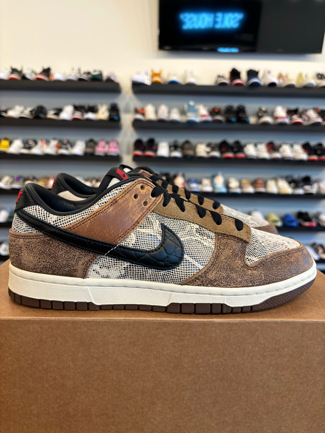 Nike Dunk Low CO.JP Brown Snake Size 8 Brand New (No Box)