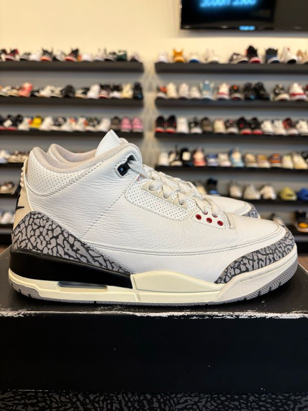 Jordan 3 Reimagined White Cement Size 8.5 Pre-Owned