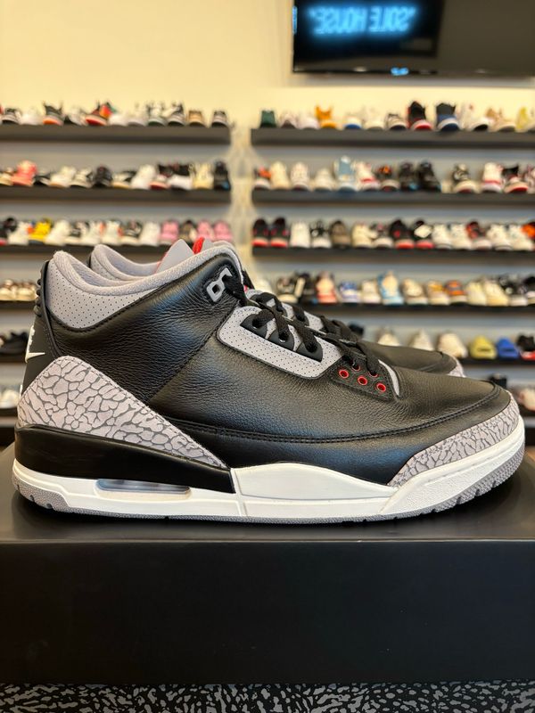 Jordan 3 Black Cement 2024 Size 12 Pre-Owned