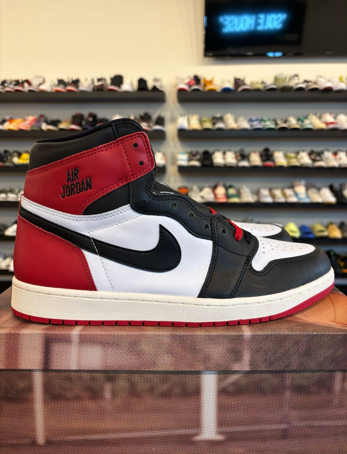 Jordan 1 Reimagined Black Toe Size 8 Brand New