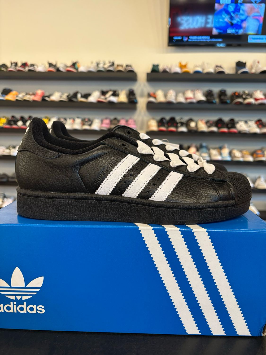 Adidas Superstar Black Size 9.5 Brand New