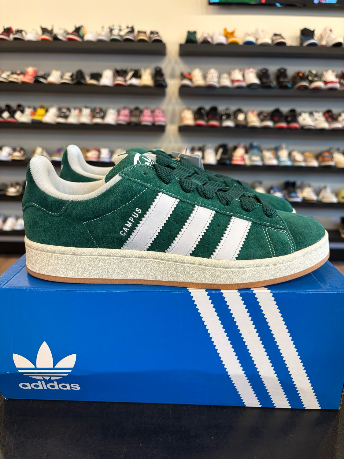 Adidas Campus 00s Green Gum Size 10 Brand New