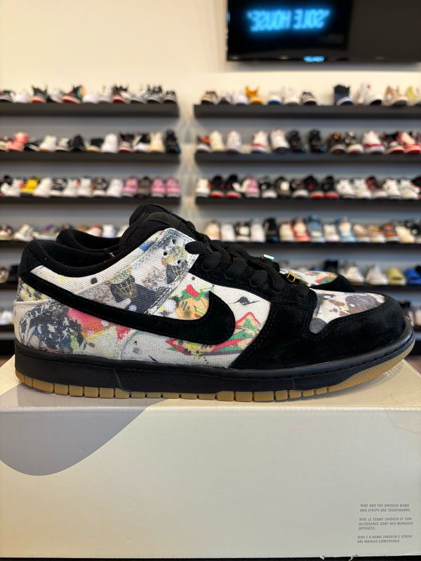 Nike SB Dunk Low Supreme Rammellzee Size 12 Pre-Owned